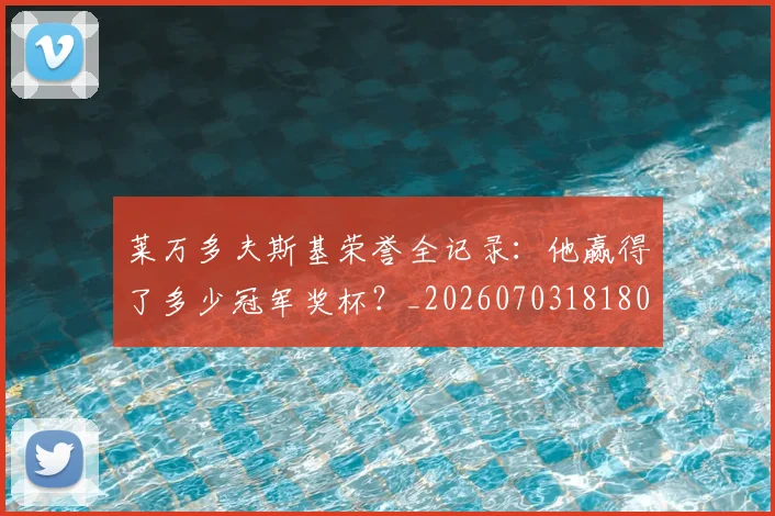 莱万多夫斯基荣誉全记录：他赢得了多少冠军奖杯？_20260703181809